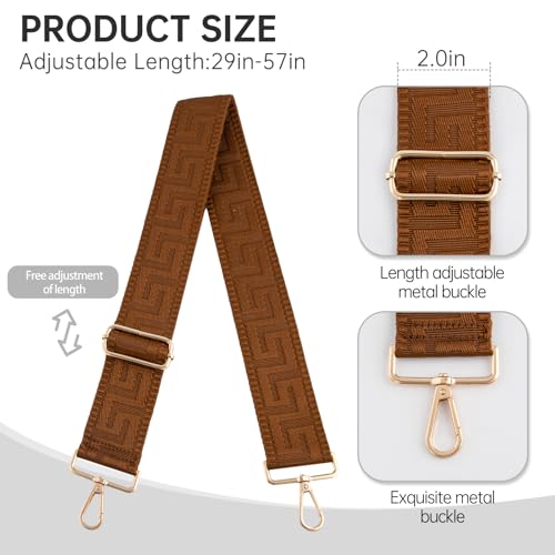 Image of Dksongr Purse Straps Replacement Crossbody Wide Bag Strap for Purses Adjustable shoulder Straps for Women bags