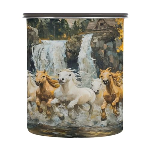 Contenedor hermético acero inoxidable para café 17oz miniatura 2