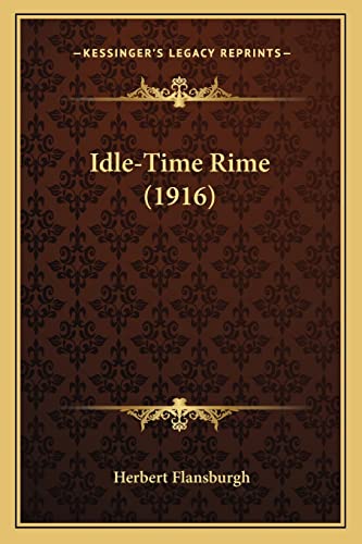 Idle-Time Rime (1916)