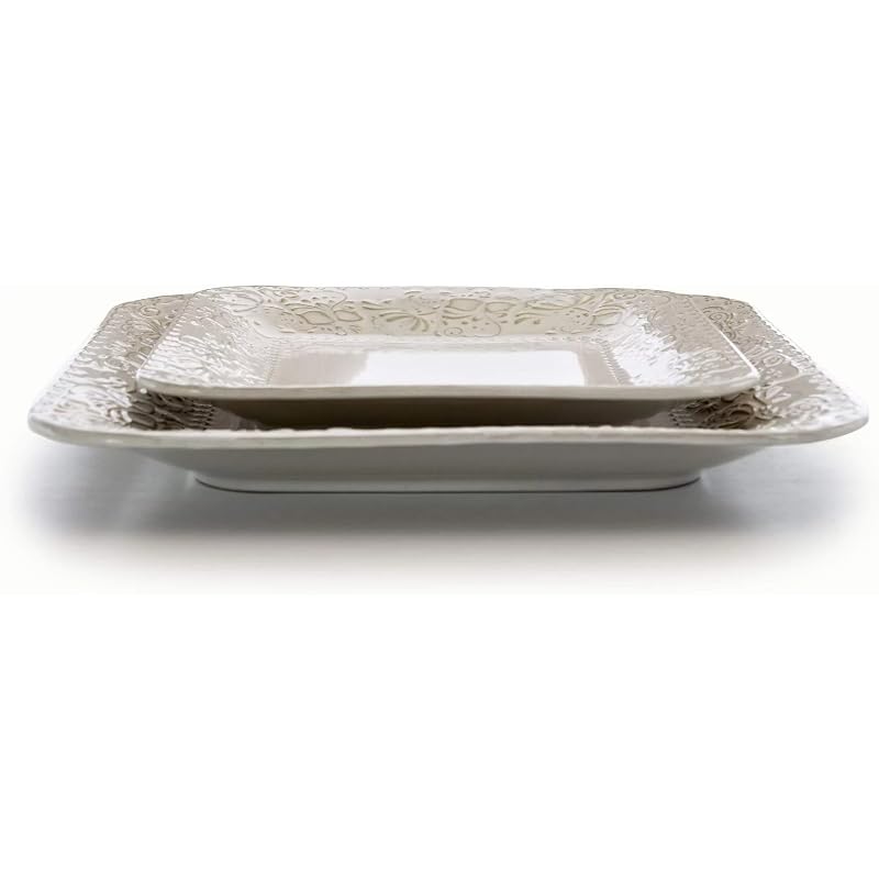 Ceramiczna zastawa stołowa 16 sztuk Kwadratowy zestaw obiadowy Zestaw obiadowy Zestaw obiadowy talerze i naczynia