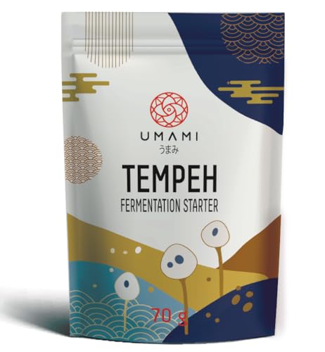 Healthy Mom Inóculo para Tempeh, 70g, Cultura Iniciadora para Elaboración de Tempeh, Importado de Indonesia