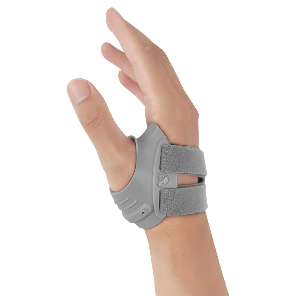 Daumenbandage für Gelenkschmerzen, CMC-Gelenk-Daumen-Arthritis-Bandage, Daumenschiene für Arthrose, Sehnenentzündung, Arthritislinderung, Daumenstütze, CMC-Gelenkstabilisator-Orthese (linke Hand, M
