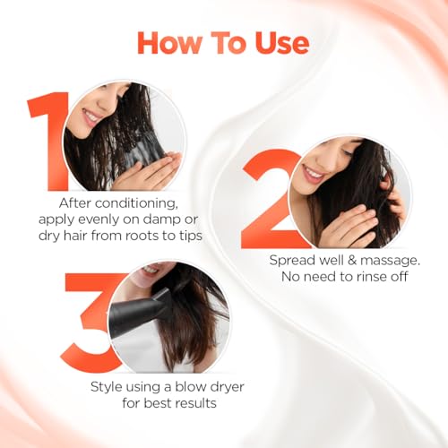 BBlunt Advanced Smoothening Serum Cream with Keratin & Hyaluronic Acid - 200 ml | Makes Hair Frizz-Free & Straighter | Deeply Nourishes | Adds Spectacular Shine | For Men & Women - Image 5