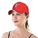 ROGER FEDERER hat Adult Unisex Cool Adjustable Sandwich Baseball caps Hats for Mens&Women's Red