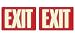 Headline Sign 4792 Glow-in-the-Dark Exit Sign, 8 Inches by 12 Inches, 2 Packs