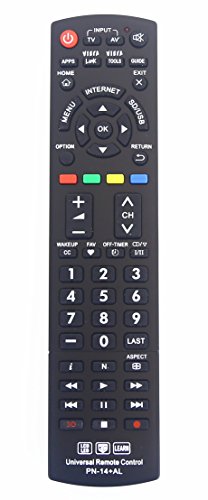 Nettech Universal Remote Control Compatible Replacement for All Panasonic TV/Viera Link/HDTV/ 3D/ LCD/LED