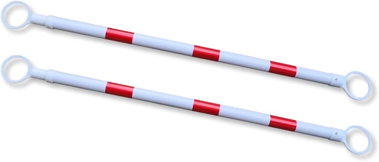 IUokLU Telescopic Traffic Cone Bars - Retractable Connecting Poles for Barricades & Parking Cones, Easy Setup, Portable Storage, Perfect for Events, Safety & Traffic Management,