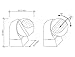 SEBSON® Detector de Movimiento Exterior IP44, Montaje Superficie en Pared, programable, Sensor...
