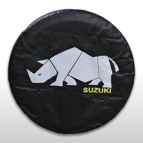 ジムニー ジムニーシエラ タイヤカバー スペアタイヤカバー サイ ロゴ 175/80R16 JB23 JB64 JB74 背面 B (小サイズ(175/80R16))