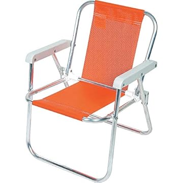 Cadeira de Praia Infantil Alumínio CAD032 Botafogo Lar & Lazer Sortida