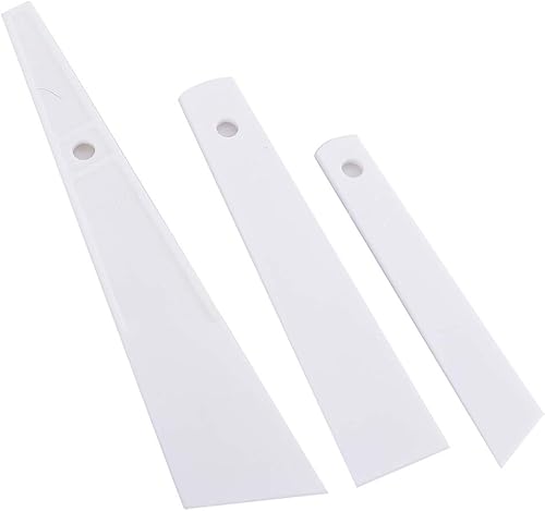 Miniatura 8 de 6 unids herramienta de pegamento frotis plástico pegamento raspador cuero raspador esparcidores pegamento herramientas artesanales accesorios de