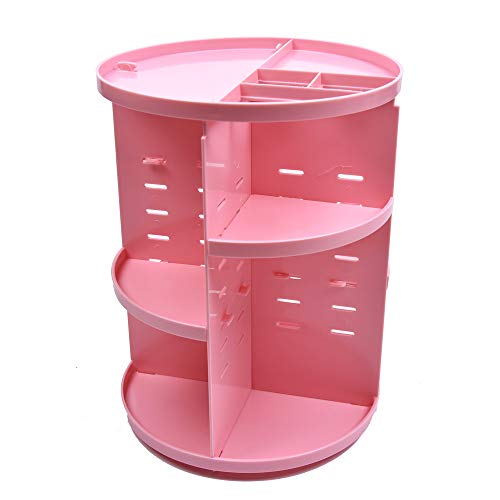 Rangement maquillage étanche avec étagères comptoir et présentoir rotatif