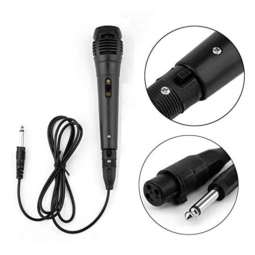 Image of VRJTEC Wired Dynamic Cardioid Microphone for Singing, Wired Handheld Mic with On and Off Switch for Singing, Live Vocal