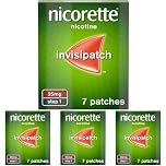 Nicorette InvisiPatch, Step 1, 25 mg, 7 Nicotine Patches (Quit Smoking & Stop Smoking Aid) (Pack of 4)