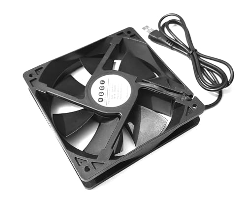 Image of Fourdot 120mm 5Inch Fan 5V DC with USB connector Model 12025