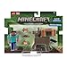 Mattel Minecraft Action Figures & Accessories 2-Pack, Steve & Donkey in 3.25-inch Scale, Collectible Toy Set