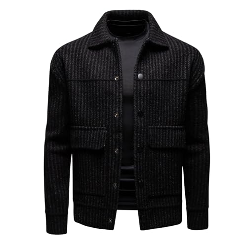 Cárdigan Patchwork Trendy para Hombre, Chaqueta Casual miniatura 1