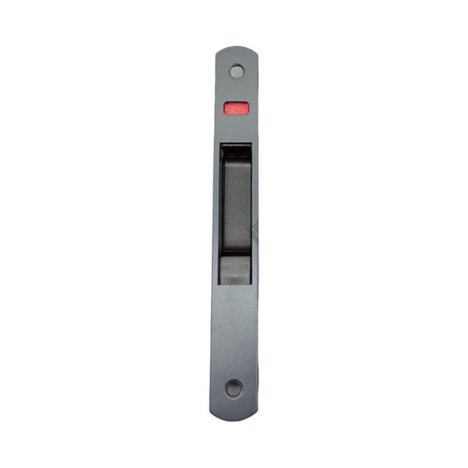 Aluminum Alloy Sliding Door Hook Lock Sturdy Adjustable Home Security Dark Gray 24cm Single-Sided-image-45