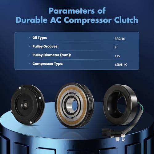 Image of ECCPP A /C Compressor Clutch Fit for Ford Focus 2.0L 2014-2018
