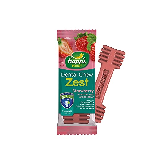 Happi Doggy Dental Chew Care (Immune Support)- Turmeric & Shiitake - Regular 4 inch - (Singles) - Pack of 5 (B08D11F2WV) Amazon Price History, Amazon Price Tracker