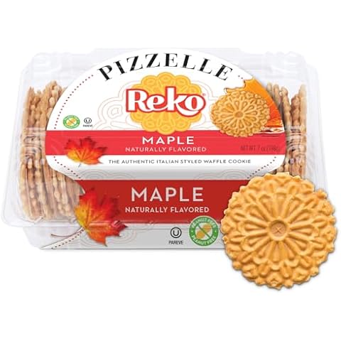 Reko Pizzelle Maple Waffle Cookies 7oz Cover