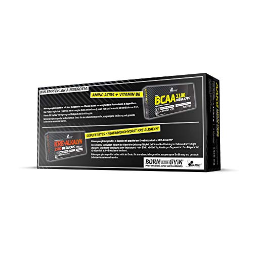 Olimp Sport Nutrition- AAKG Extreme Mega Caps (120 Kapseln). Enthält L-Arginin Alpha-Ketoglutarat (AAKG). 1er Pack (1 x 170,4 g Dose) – Bild 3