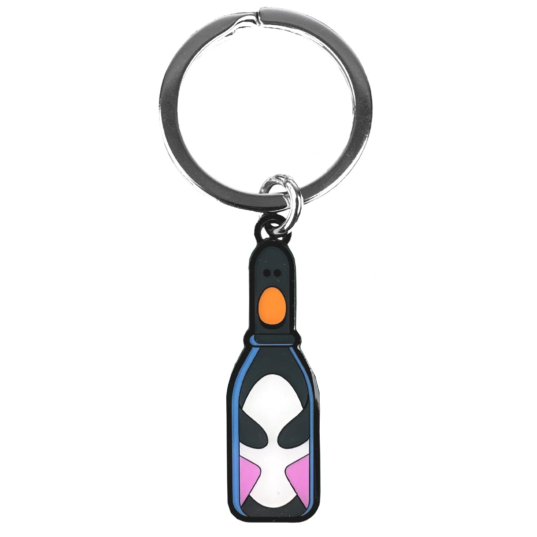 PAWPRINT FAMILY | Feathers McGraw Bottle Keyring | Wallace & Gromit Official Merchandise