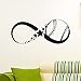 Produktbild Wandtattoo Baseball Logo Decor Tennis Ball Vinilos Wände Fashional Repetable Vinyl Gym Diy Dekoration Hogar 57X24CM