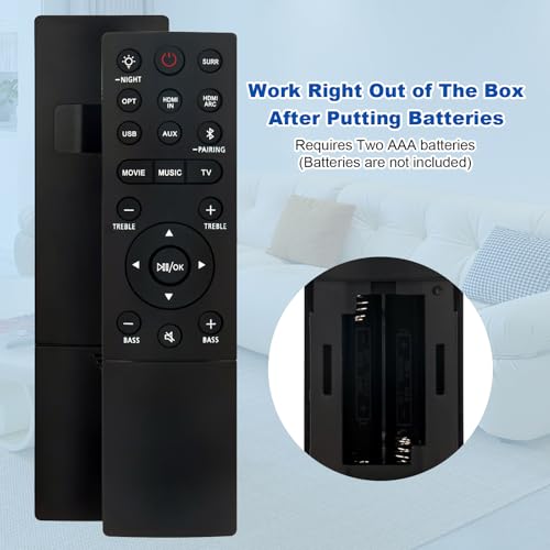 Télécommande de rechange pour barre de son TCL Alto 8i et TS8111 - 3