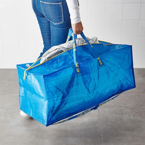 Ikea Frakta Storage Bag,Extra Large - Blue (2 PACK)