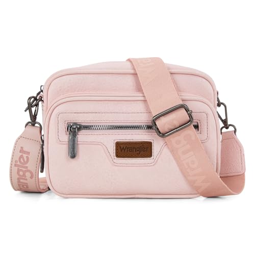 Image of Wrangler Crossbody Bag for Women Multi Pocket Crossover Bag Shoulder Pursea with Adjustable Strap