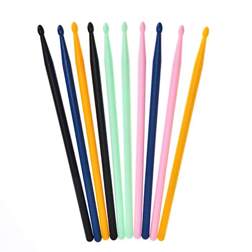 Juego de baquetas ligeras para batería de nylon miniatura 1
