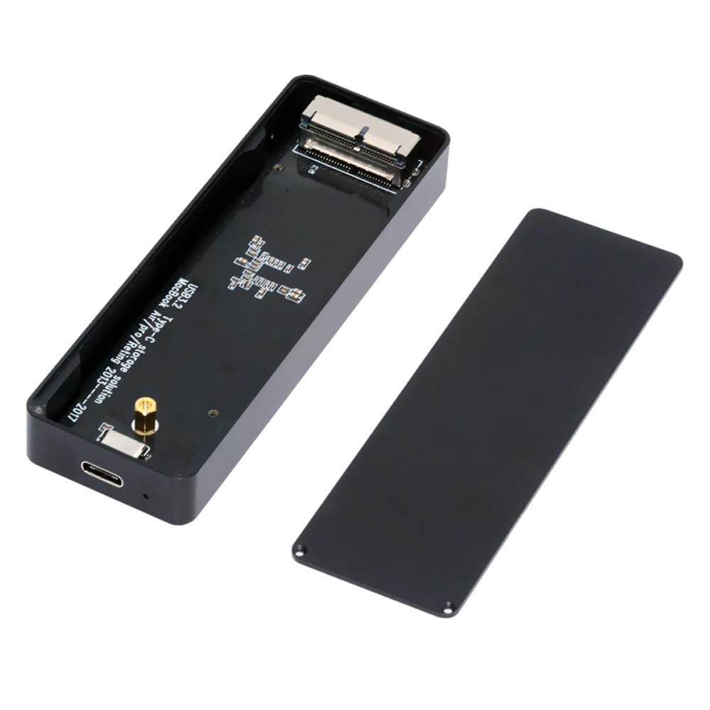 CY Adattatore 20Gbps USB3.2 Tipo-C USB-C a 16+12 Pin Mobile Box HDD Enclosure per MAC Air Pro 2013 2014 2015 2016 2017 SSD Custodia portatile