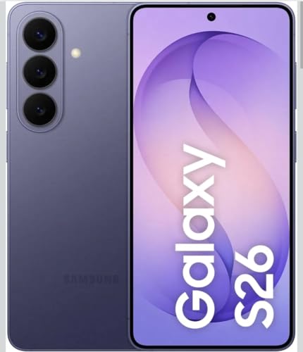 Image of Samsung Galaxy S26 5G (Cobalt Violet, 12GB RAM, 256GB Storage) with Other Offers