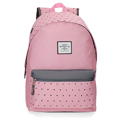 Pepe Jeans Molly Mochila Adaptable a Carro  Rosa  42 cm