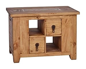 MiaMöbel Mexico Beistelltisch Pinie Honig 70x50x50