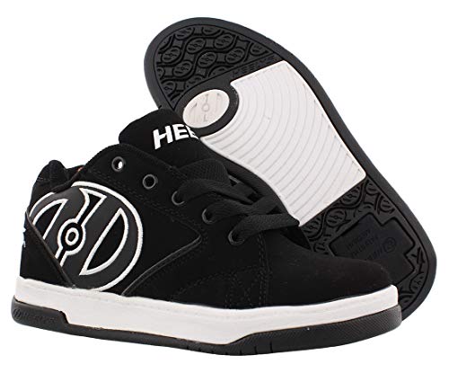 Heelys Boy's Propel 2.0 (Little Kid/Big Kid/Adult) Black/White 7 Big Kid2