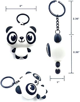 Sleutelhanger panda | Sleutelhanger, Knutseldeeën, Cadeau knutselen