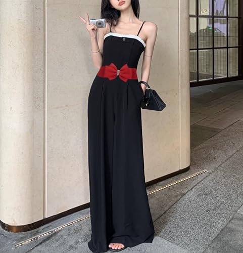 COTIM COYIN Women's Stretch Belt with Rhinestone Bow, Elastic Waist Accessory for Dresses and Jeans3