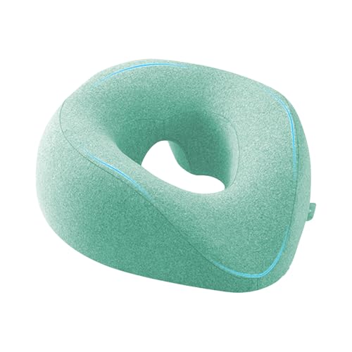 Almohada de masaje facial inferior – Almohada ergonómica de espuma de memoria con funda extraíble antideslizante – Cojín de masaje para cabeza con mesa para cama, para dormir lateral recuperación