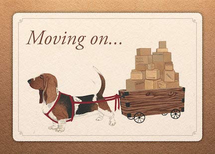 A6 Change of Address Cards Moving House Home with Envelopes (Dog) (Pack of 48)