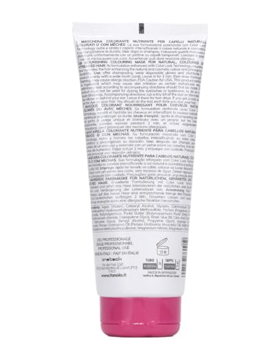 Fanola Nourishing Colour Mask, Nourishing and Conditioning Pigmented Hair Mask to Intensify Color and Temporarily Dye Hair - Image 2