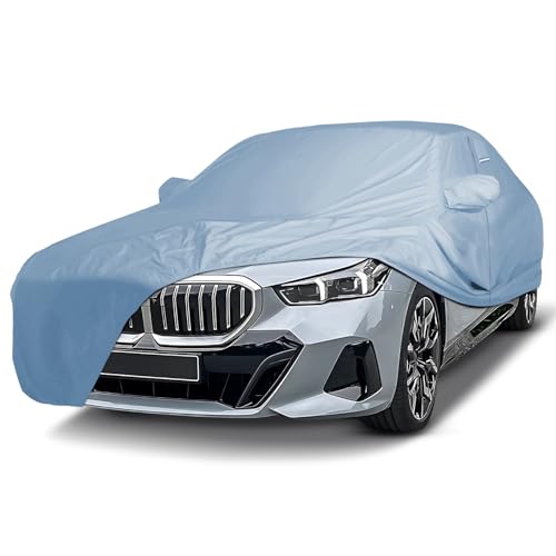 Image of iCarCover Premium Car Cover for 2024-2026 BMW i5 Heavy Duty Waterproof All-Weather Automobiles Custom Fit Indoor Outdoor UV Snow Protection Covers with Straps and Bag