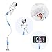 Kamera Halterung, Universal Baby Monitor Halter,Handyhalter, Kompatibel mit den meisten Babyphone (Blau)