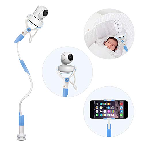 Kamera Halterung, Universal Baby Monitor Halter,Handyhalter, Kompatibel mit den meisten Babyphone (Blau)