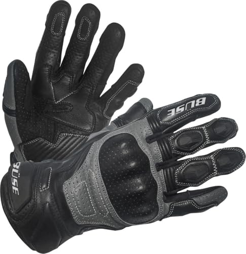 Gants de moto perforés Büse Miles noir taille 9 équipement été motard