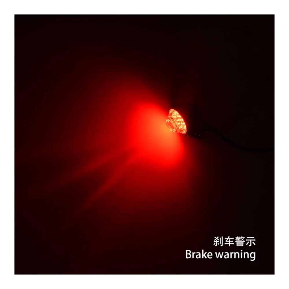 Stop Luce Posteriore Moto per Cruise da Crociera, Modificate, Universali, LED, Segnale di Stop, Fanale Posteriore, Lampada di Stop, Luce di Stop, Fanale Posteriore, Luce di Stop