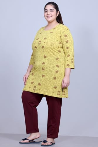 Image of RYSH Women's Plus Size Printed Longline Tops