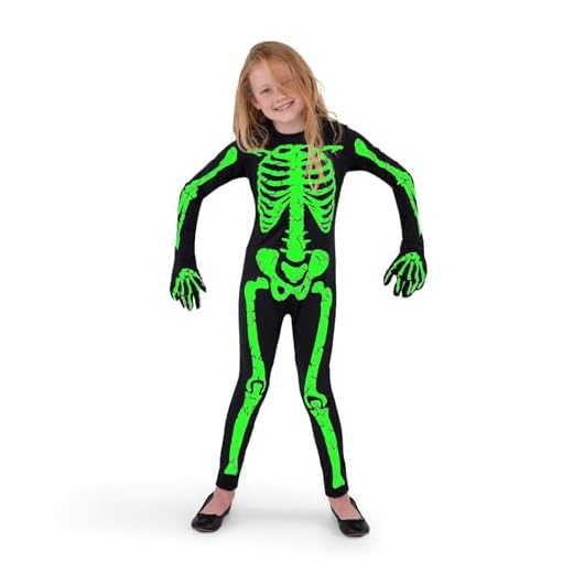 Spooktacular Creations Halloween Skeleton Costume Kids Girls, Toddlers Skeleton Jumpsuit for Cosplay