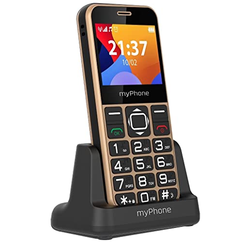 MP myPhone Halo 3 - Seniormobil med Laddningsstation och Bluetooth